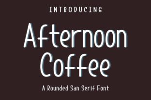 Afternoon Coffee: The Font That Lets Your Design Breathe
