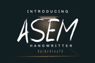 Asem: A Natural Brush Font for Authentic, Hand-Drawn Expression