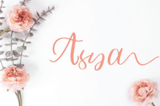 Asya: Elegant Script Font for Meaningful Design