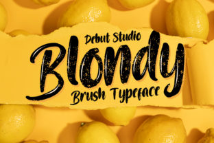 Blondy: Where Handwritten Charm Meets Modern Design Clarity
