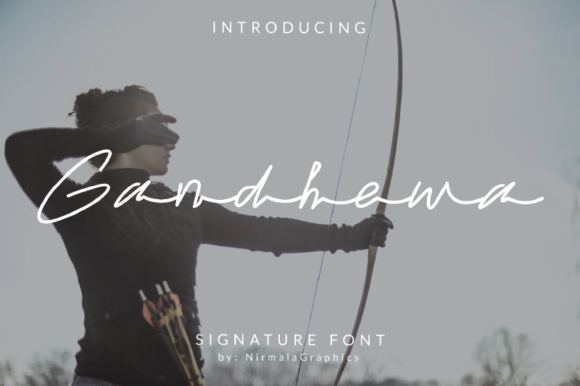 Gandhewa: A Natural, Hand-Drawn Font That Brings Authenticity to Your Designs