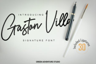 Gaston Villa: A Luxurious Script Font