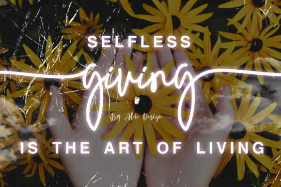 Giving Script: Where Handwritten Elegance Meets Digital Craftsmanship