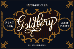 Goldbery: The Vintage Script Font That Elevates Craft, Branding, and Personal Expression
