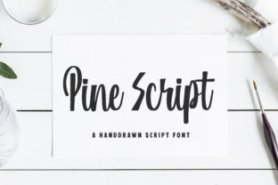 Pine Script: A Hand-Drawn Font with Heart and Personality