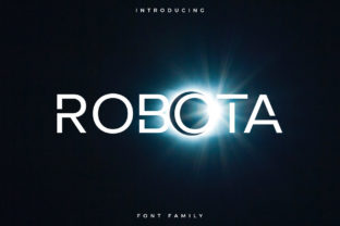 Robota: Where Typographic Precision Meets Futuristic Clarity
