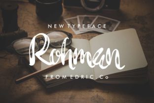 Rohman and Rohman Font: A Bold, Handwritten Typeface That Elevates Design With Charm and Confidence
