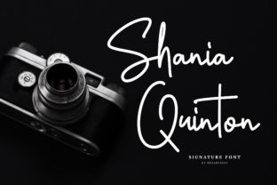 Shania Quinton: A Signature Script Font for Purpose-Driven Design